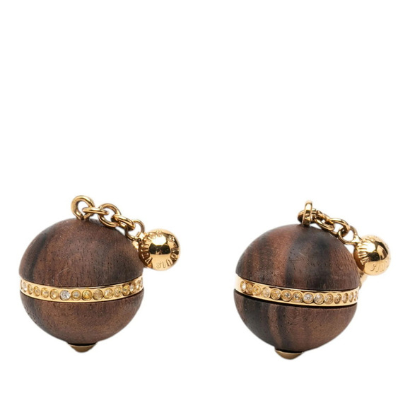 Louise PM Earrings S00 - Women - Fashion Jewelry | LOUIS  LOUIS VUITTON Brown Earrings